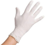 white-latex-gloves