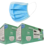 BMC_TECH_Type_IIR_Surgical_Disposable_Face_Masks_Pack_of_50_Blue_Black