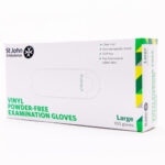 St_Johns_Ambulance_Vinyl_Powder_Free_Gloves_(Box_of_100)_Large